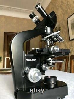 Wild Heerbrugg M20 Microscope with Phase Contrast, 6 Objective Lenses & 6V PSU