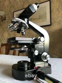 Wild Heerbrugg M20 Microscope with Phase Contrast, 6 Objective Lenses & 6V PSU