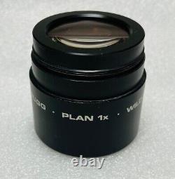 Wild / Leica Plan 1X Stereo Zoom Microscope Objective Lens (60mm Thread Fitment)