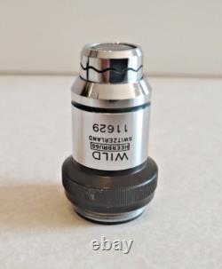 Wild Swiss Objective Phase 20x 0.60 Lens Ph Fluotar Microscope Objective