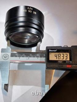 ZEISS 2x Front Lens Attachment 455028 for Zeiss Stemi microscope