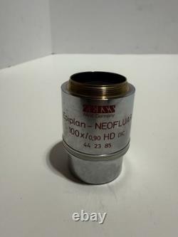 ZEISS EPIPLAN-NEOFLUAR 100X 0.90 HD DIC Microscope Objective Lens USED