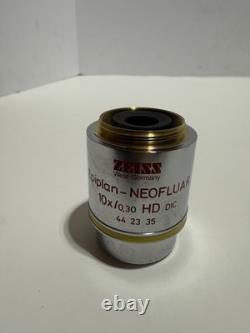 ZEISS EPIPLAN-NEOFLUAR 10X 0.30 HD DIC Microscope Objective Lens USED