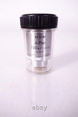 ZEISS Microscope Objective Lens A-Plan 100x/1.25 Oil? /0.17 Excellent