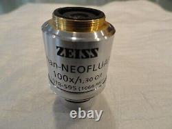 ZEISS Plan-NEOFLUAR 100x/1.30 Oil? /0.17 Microscope Objective 1018-595 1066-987