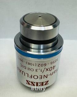 ZEISS Plan Neofluar 40X/1.30 Oil DIC Microscope Objective Lens RMS 1056-602