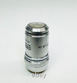 ZEISS Plan Neofluar 63X/1.25 Oil Microscope Objective Lens 160mm (461836)