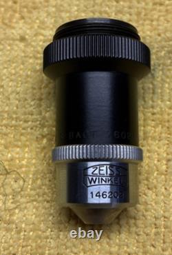 ZEISS WINKEL GERMANY OBJECTIVE Lens Ph 42 Ap 0,65 14202 0.17 MICROSCOPE PART