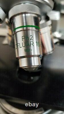 ZEISS West Germany Research Compound Microscope 5 objective lenses 15941