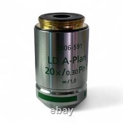 Zeiss 1006-591 LD A-Plan Microscope Objective Lens 20X / 0.30 Ph1 USED (BO!)