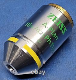Zeiss, 1020-863 A-Plan 10x /0.25 Ph1 Var1? /- Microscope Objective
