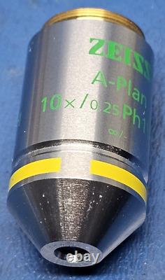 Zeiss, 1020-863 A-Plan 10x /0.25 Ph1 Var1? /- Microscope Objective