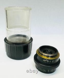 Zeiss 40mm / 14.5 Luminar Microscope / Camera Objective Lens RMS With Aperture