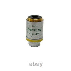 Zeiss 440031 Achroplan 10x/0.25 Ph1 Microscope Objective Lens 44 00 31 Infinity/