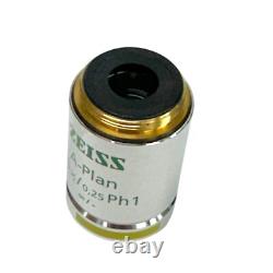 Zeiss A-Plan 10x/0.25 Ph1 Microscope Objective Lens 44 10 31 Infinity/ Zeiss A-Plan 10x/0.25 Ph1 Microscope Objective Lens 44 10 31 Infinity/