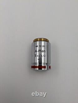 Zeiss A-Plan 5x /0.12? /- Microscope Objective Lens 441020