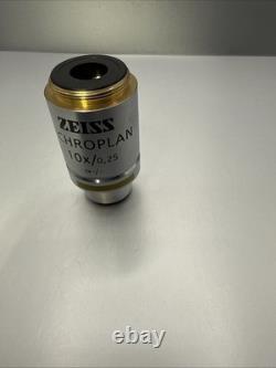 Zeiss Achroplan 10x/0.25 Infinity/- Microscope Objective 44 00 30 03 44003003