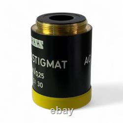 Zeiss Achrostigmat Microscope Objective Lens 10x / 0.25 44 01 30 FREE SHIPPING