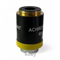 Zeiss Achrostigmat Microscope Objective Lens 10x / 0.25 44 01 30 FREE SHIPPING
