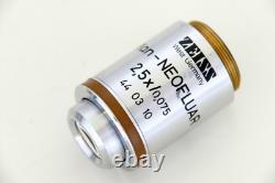 Zeiss Axio Microscope Objective Plan-Neofluar 2.5x RMS Infinity 440310 Lens