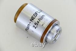 Zeiss Axio Microscope Objective Plan-Neofluar 2.5x RMS Infinity 440310 Lens