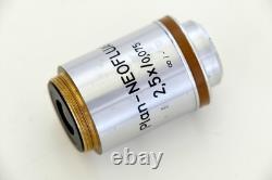Zeiss Axio Microscope Objective Plan-Neofluar 2.5x RMS Infinity 440310 Lens