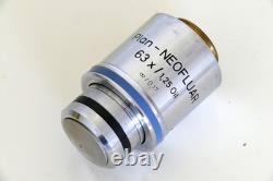 Zeiss Axio Microscope Objective Plan-Neofluar 63X RMS? Infinite 440460 Lens