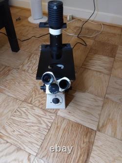 Zeiss Axiovert 40C Inverted Phase Contrast Microscope with 3X Objectives