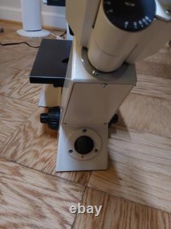 Zeiss Axiovert 40C Inverted Phase Contrast Microscope with 3X Objectives