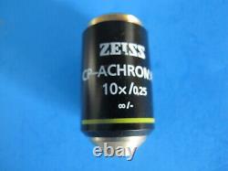 Zeiss CP-ACHROMAT 10x Infinity Microscope Objective Lens 44 09 30