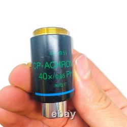 Zeiss CP-Achromat 40x/0.65 Ph2 Microscope Objective Lens 44 09 51