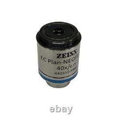 Zeiss EC Plan-NEOFLUAR 40x/0.75 Microscope Objective Lens 440350-9903