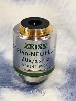 Zeiss EC Plan-Neofluar 20x/0.50 Ph2 Microscope Objective Lens 440341-9904