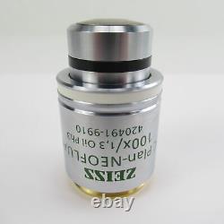 Zeiss Ec Plan Neofluar 100x/1.3 Oil Ph3 M27 Microscope Objective 420491-9910