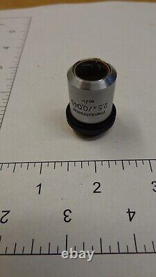 Zeiss Jena Planapochromat Microscope Objective 2.5x/0.045? /- Lens