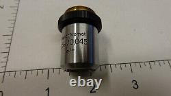 Zeiss Jena Planapochromat Microscope Objective 2.5x/0.045? /- Lens