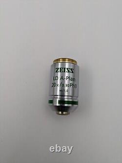 Zeiss LD A-Plan 20x /0.30 Ph1? /1.0 Microscope Objective Lens 1006-591