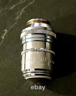 Zeiss Microscope Lens Objective 40x/1.0 Oil (160/0.17) with Adjustable Collar