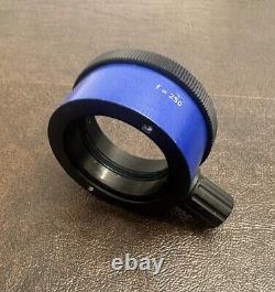 Zeiss Opmi Pico Microscope Fine Focusing Objective Lens F=250mm Thread 47mm