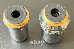 Zeiss PlanAPO 100/1,8 160/- & F40/0,65 160/0,17 Microscope Objective Lenses