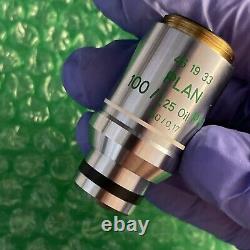 Zeiss Plan 100X /1.25 Ph3 Phase Contrast 160Mm Microscope Objective Lens 461933