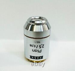 Zeiss Plan 2.5X/0.08 Microscope 160mm Objective Lens 461032