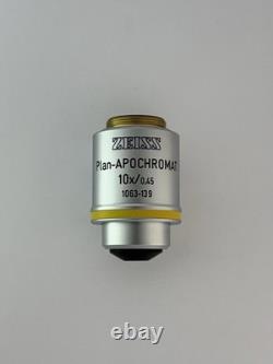 Zeiss Plan-Apochromat 10x/0.45? /0.17 Microscope Objective Lens RMS