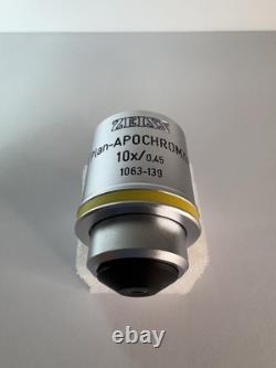 Zeiss Plan-Apochromat 10x/0.45? /0.17 Microscope Objective Lens RMS