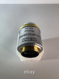 Zeiss Plan-Apochromat 10x/0.45? /0.17 Microscope Objective Lens RMS