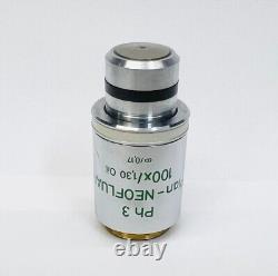 Zeiss Plan Neofluar 100X Ph3 Phase Contrast Microscope Objective Lens 440481