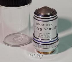 Zeiss Planapo Ph3 63x / 1.4 Oil 160/- Microscope Objective Lens 46 18 41-9901