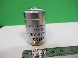 Zeiss Primo 10x Infinity Objective Lens Microscope Part As Pictured R7-b-53