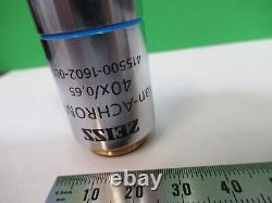 Zeiss Primo 40x Infinity Objective Lens Microscope Part As Pictured R7-b-54