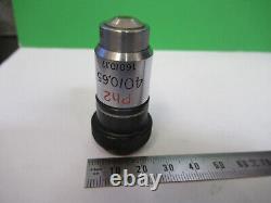 Zeiss Winkel Objective Phase 40x /160 Lens Microscope Part As Pictured W4-a-44